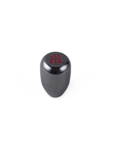 Schaltknauf Aluminiumlegierung Racing 5-Gang Auto Auto Schaltknauf Für Schaltgetriebe Automatik Schalthebelgriff Shift knob(Gray)