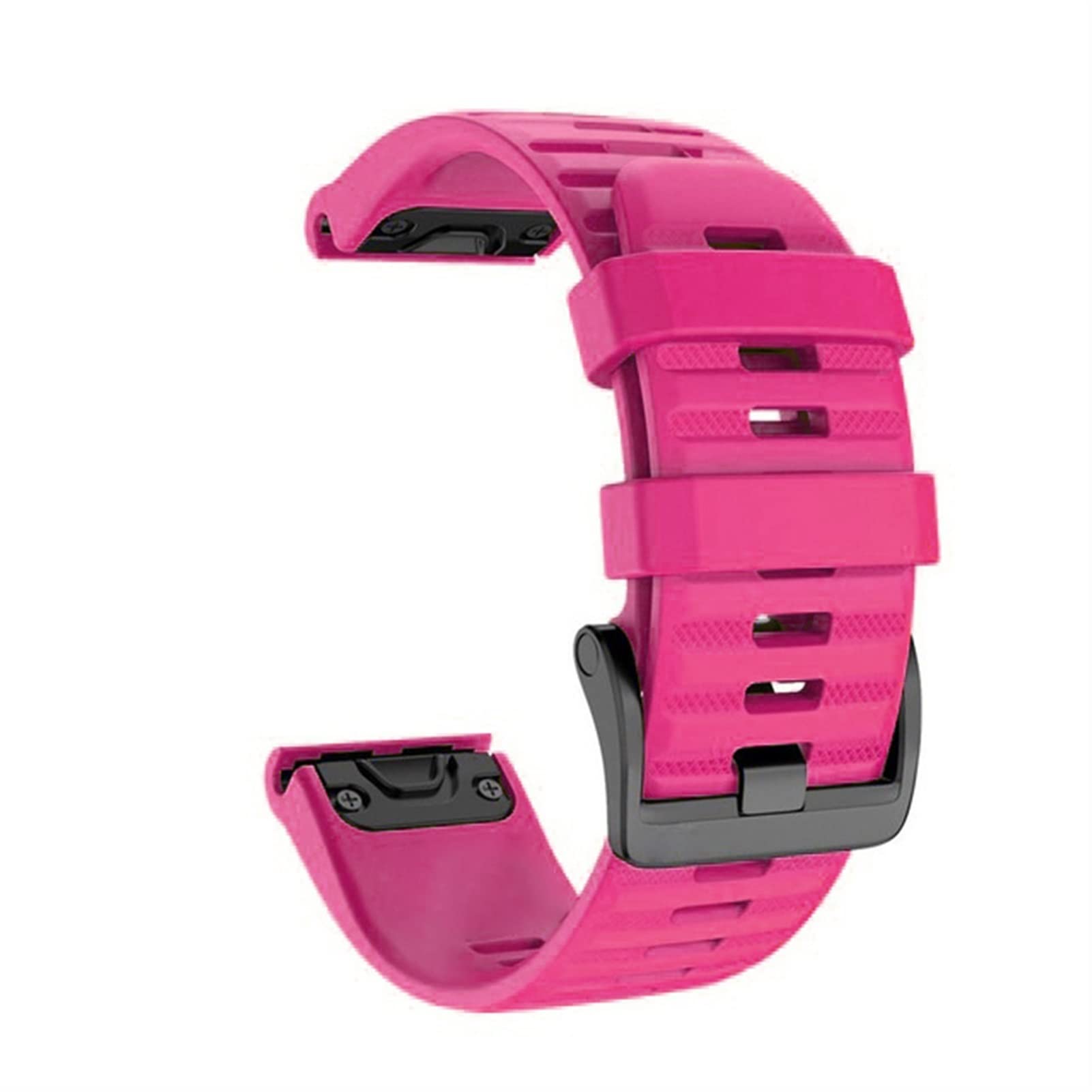 IOTUP Schnellverschluss EasyFit Silikon-Uhrenarmband für Garmin Fenix 6 6X 6SPro 5 5X 5S 3HR Forerunner 935 945 Armband 22 26 mm Armband (Farbe: Rosa, Größe: 20 mm Fenix 7S)