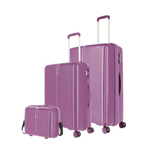 Travelite VAKA 4W L/M+Beautycase, Lila, Violett, Talla única, Koffer