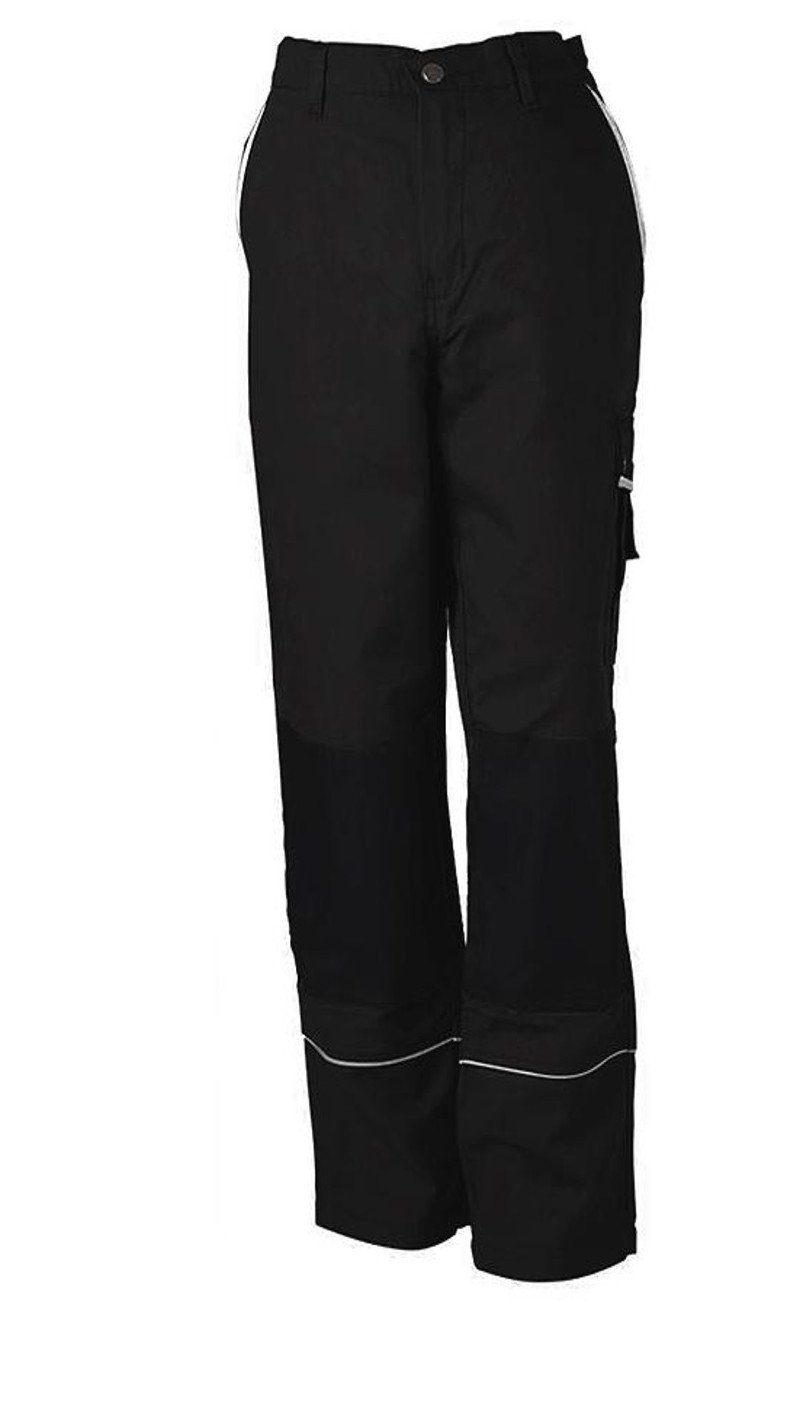 TMG Arbeitshose Bundhose Canvas 320g/m² (62, schwarz)