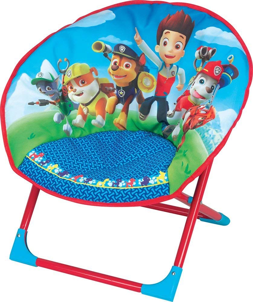 Fun House 712501 Pat Patrouille Sitz Mond faltbar für Kinder Polyester blau 54 x 45 x 47 cm