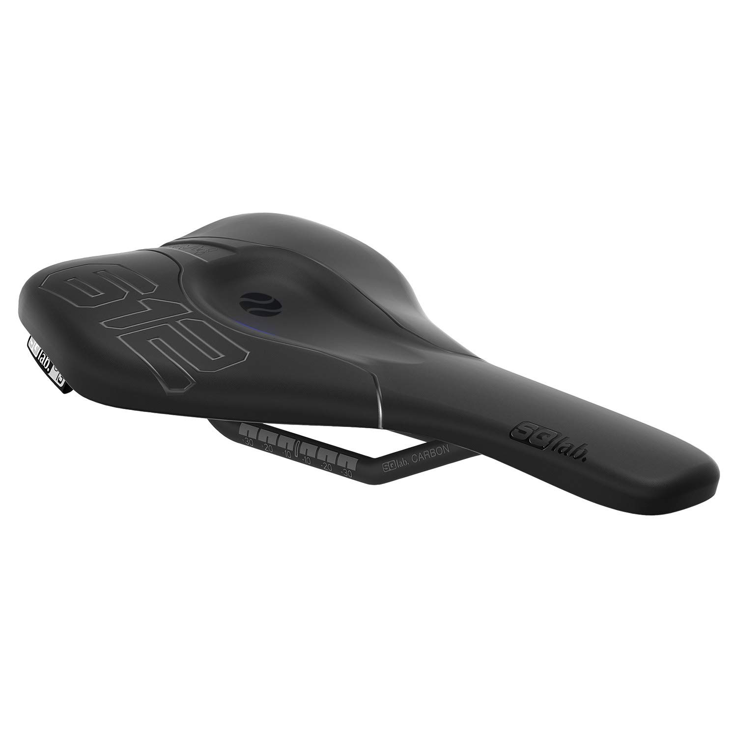 612 Ergowave Carbon, Road & MTB Race Fahrradsattel SQlab, Schwarz, 13 cm