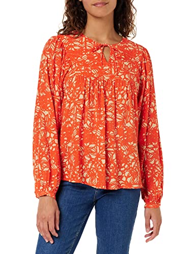 Peppercorn Millie Danea Bluse | Bluse Damen In Orange | Frühling Bluse Elegant | Größe Xl