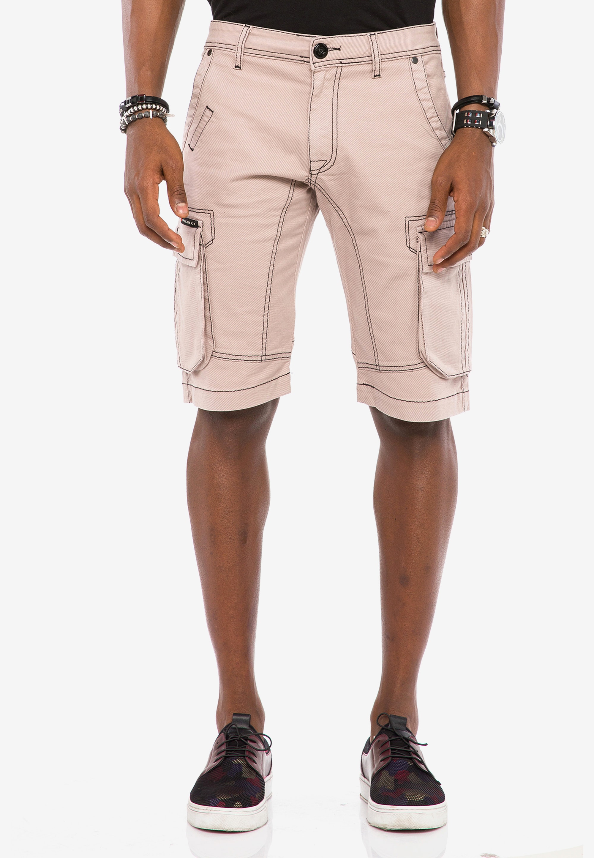 Cipo & Baxx Shorts, mit Cargotaschen