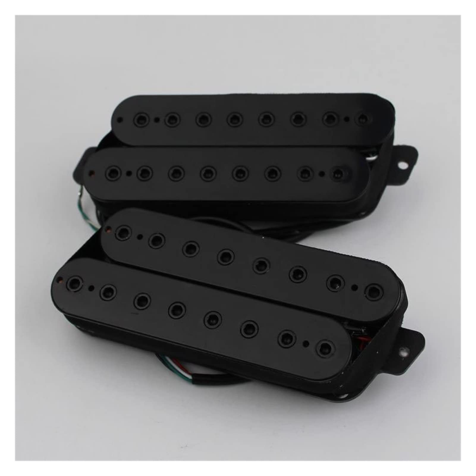 ZENGXUE Headless Fanned Fret Gitarren-Pickup Für 8-saitige E-Gitarre Schwarz Humbucker Tonabnehmer Set