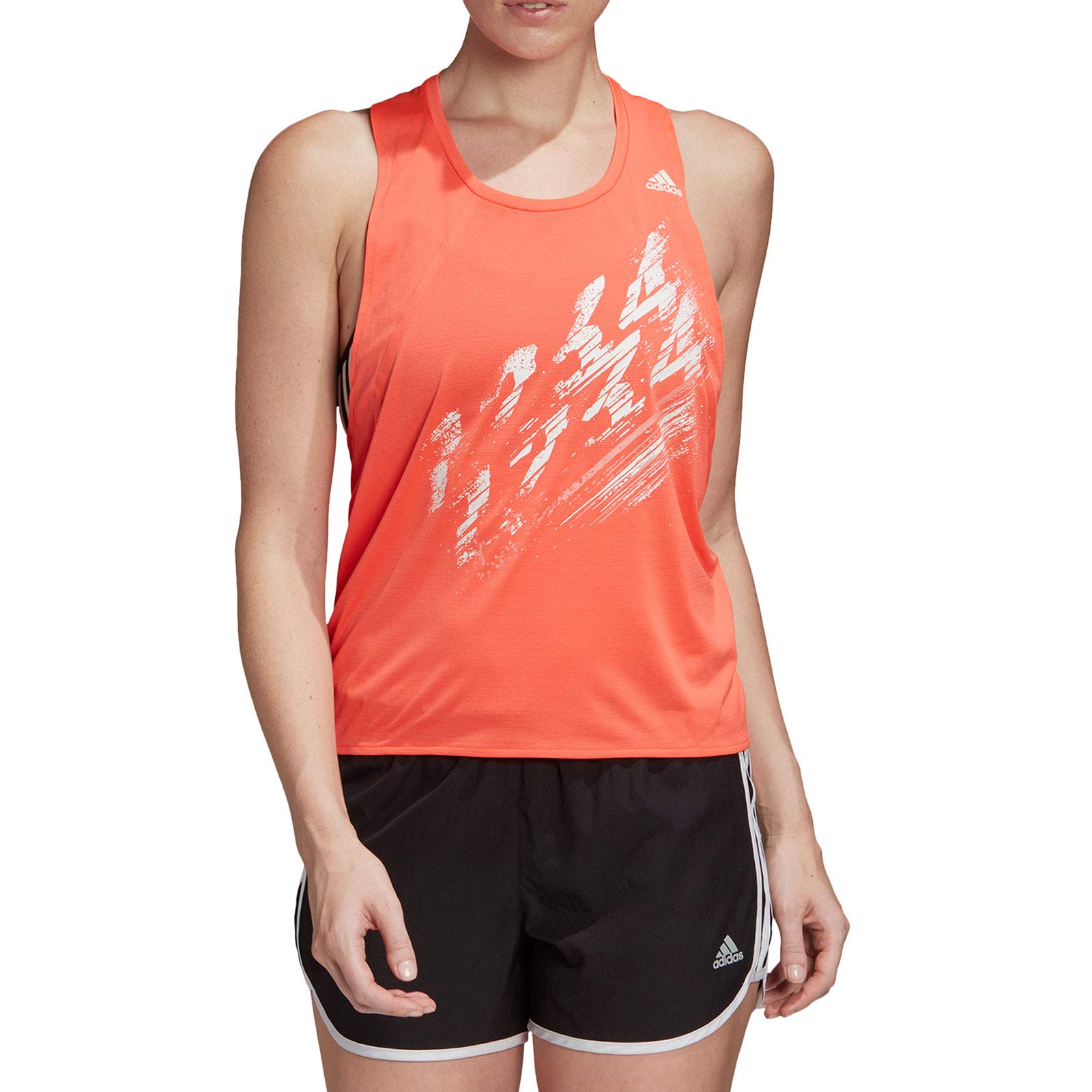 adidas Damen Ärmelloses Top Speed Tank W, Rojsol, L, FL7021