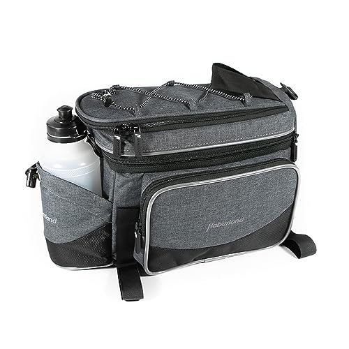 Haberland Unisex Gepäckträgertasche, Grau