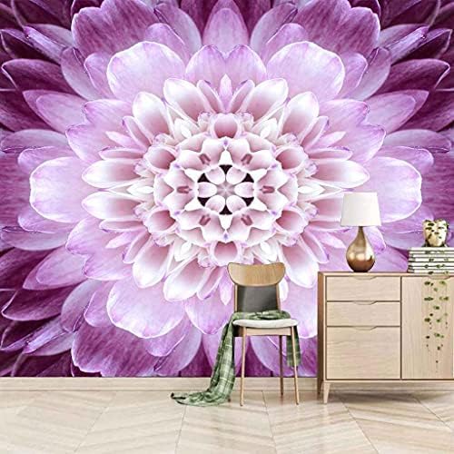 Violette Modeblume 3D Tapeten Wanddekoration Fototapete Sofas Wohnzimmer Wandbild Schlafzimmer-400cm×280cm