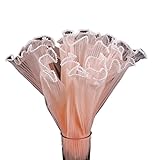 Blumenstrauß-Wickelpapier 28 cm Valentinstag-Blumen-Geschenkpapier, Wellengarn, Blumenverpackung, Spitze, Netz, Perle, Blumenstrauß, Geschenkverpackung, Zubehör Blumenstrauß Papier (Color : 28cm 4.5Y