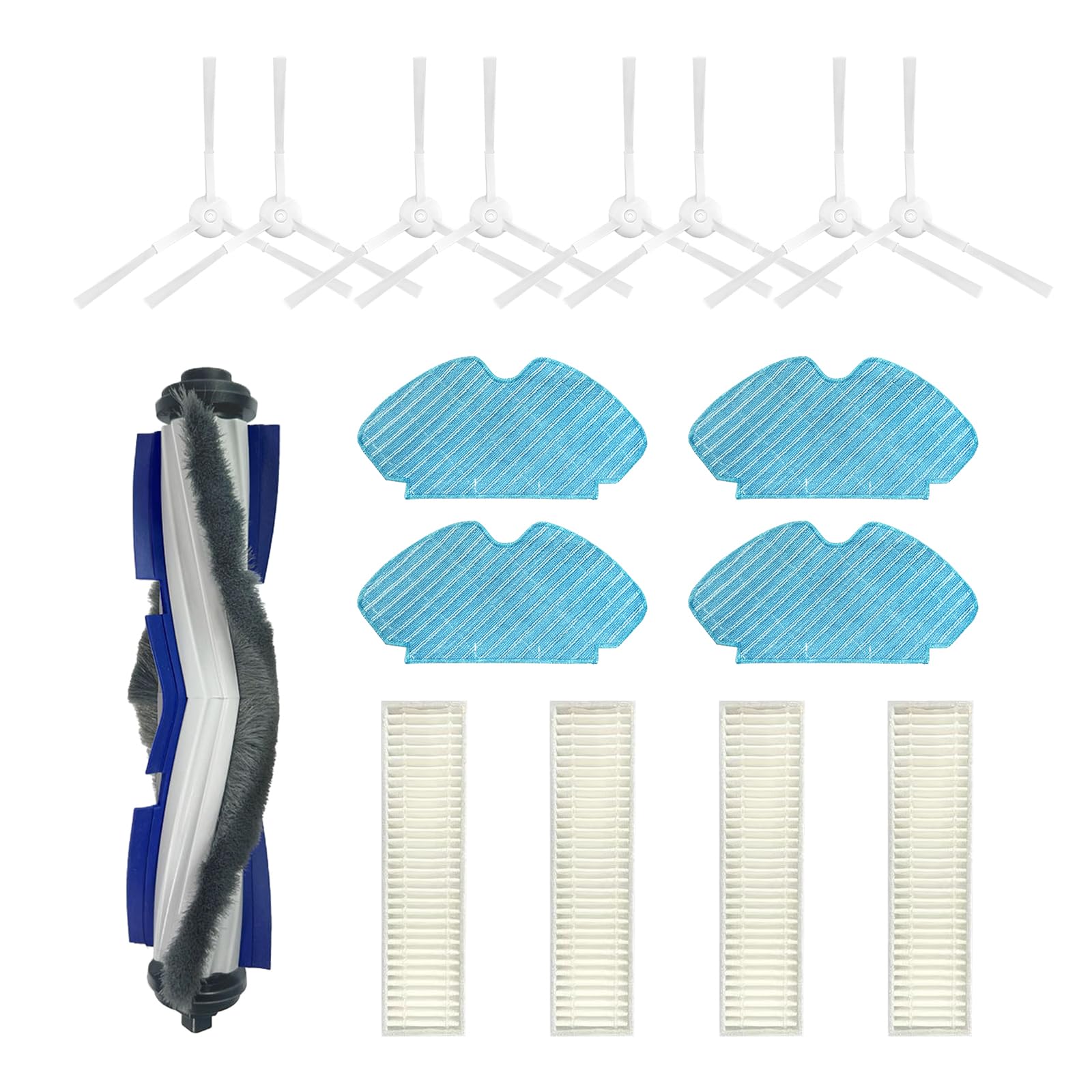 Für Serie 60 RG7447 Hepa-Filter Anti-Allergen-Reinigungs-Rollbürste Hauptseitenbürste Staubsauger Zubehör Reinigungsgeräte Zubehör Ersatzfilter Roboterstaubsauger Teile