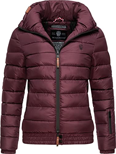 Marikoo Damen Winterjacke Steppjacke Poison Rot Gr. S