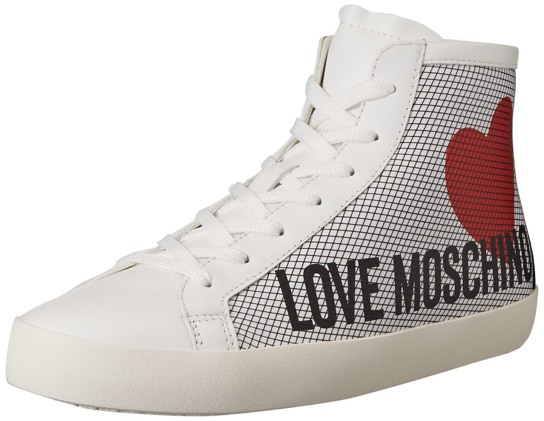 Love Moschino Damen Nuova pre-Collezione Primavera Estate 2022 Gymnastikschuh, Weiß, 37 EU