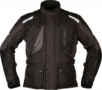 Modeka Motorradjacke Aeris schwarz dunkelgrau, 6XL