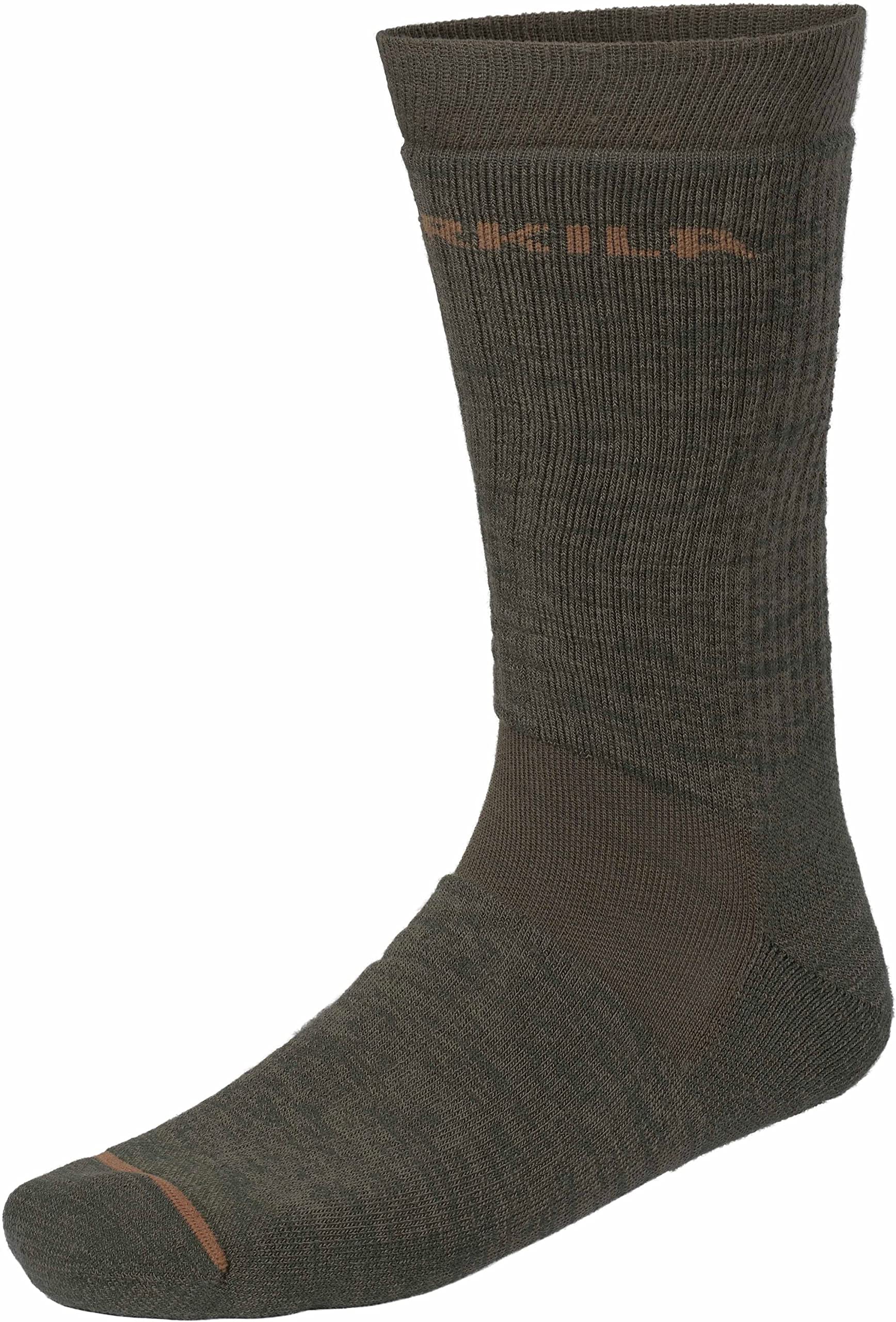 Härkila kurze Jagdsocken Pro Hunter 2.0 - Socken für Jäger - Jagdstrümpfe gefüttert für den Winter und Herbst, Größe:L