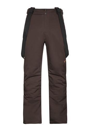 Protest Men Ski and Snowboard Trousers MIIKKA 20K Wasserdicht Und Atmungsaktiv PFC-Frei Woodland XL