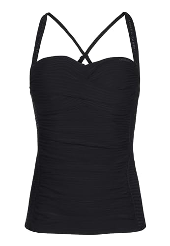 Protest Damen Tankini-Oberteil MIXELOISE True Black M38C