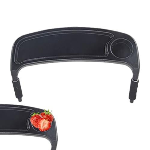 Kinderwagen-Getränkehalter, Snack-Tablett | Kinderwagen-Getränkehalter-Aufsatz,Einstellbare Kinderwagen Stoßstange Bar Kinderwagen Zubehör Armlehne Tablett Für Warenkorb Abendessen Lambo