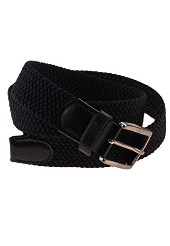 ALBERTO Herren Gürtel Basic Braided 8330 (schwarz 999, 100)