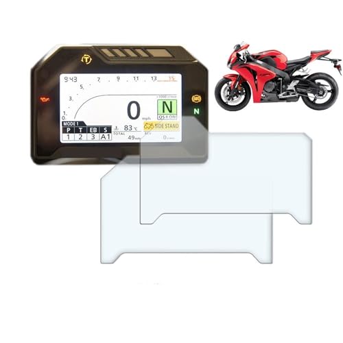 VLZUNO Motorrad Zubehör Cluster Kratzschutz Film Bildschirm Instrument for CBR1000RR CBR 1000 RR CBR 1000RR 2018 2017 Armaturenbrett-Displayschutz(5 PCS)