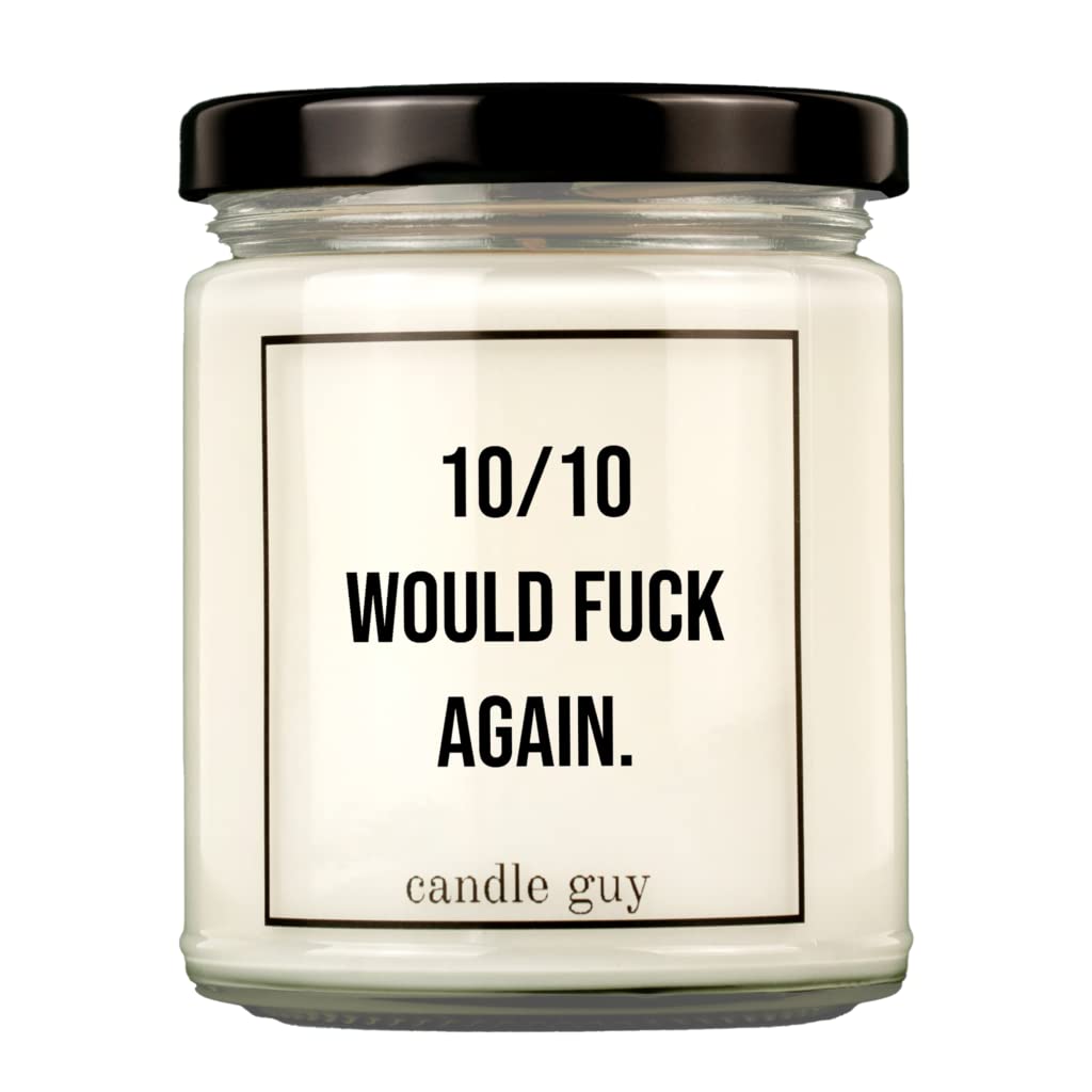 candle guy Duftkerze | 10/10 would fuck again. | Handgemacht aus 100% Sojawachs | 70 Stunden Brenndauer