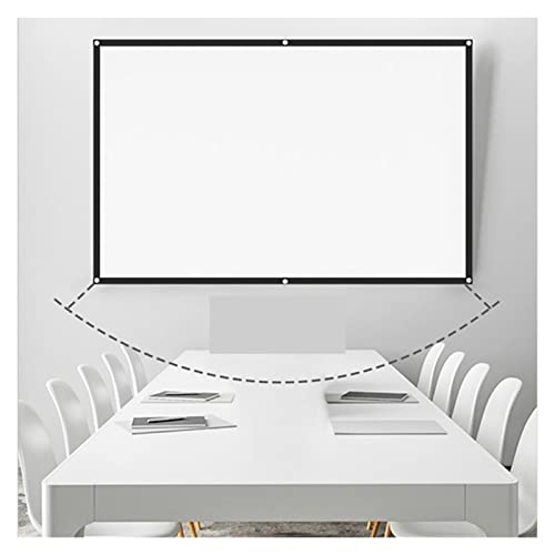 16:9 High Density 100 Tragbare Projektorleinwand Vorhang Projektionsleinwände for Home Outdoor Office Projektoren - Projektorleinwand(120 inch)