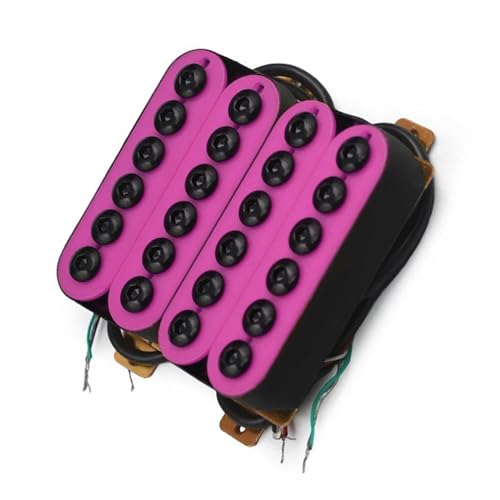 Rosa, lila, verstellbarer Metall-Humbucker für E-Gitarre, verstellbare Schraub-Kunststoffspule Single-Coil-Tonabnehmer