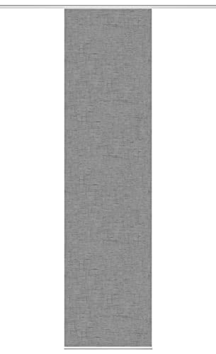 wohnfuehlidee Schiebegardine Deko Blickdicht Marlies, Farbe grau, Größe BxH 60x245 cm