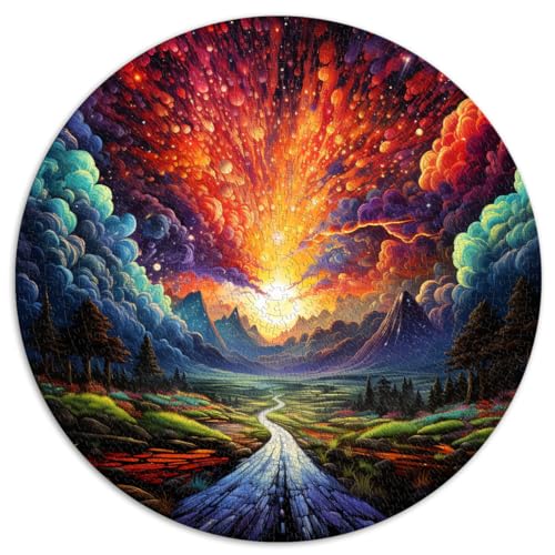 Puzzles Spiele „Der Weg zum Universum“ 1000 großes Puzzleteile für Erwachsene 67,5 x 67,5 cm Spiele Spielzeug Geschenk Geburtstagsgeschenk, Geschenke für oder, Wandkunst