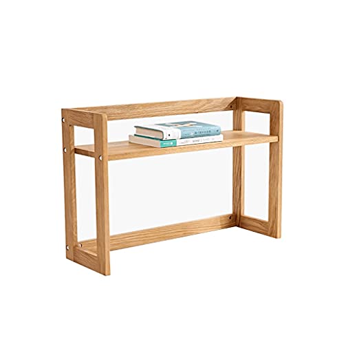 QYZUJIKL Bücherregal Bücherregal Holz Lagerregal Büro Desktop Aktenregal Präsentationsregal Haushalt Kleines Bücherregal Kleines Bücherregal 18,75 Zoll hoch für Wohnzimmer, Home Office