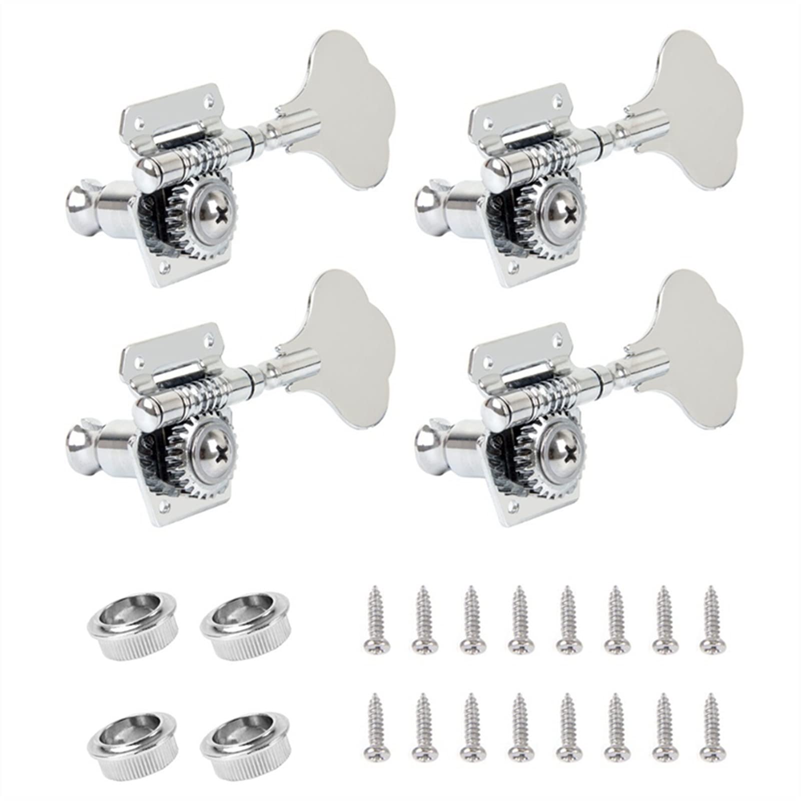 4 Stücke Gitarre Tuning Pegs Elektrische Bass Tuner PEG GUITAR Offene Gang Tuning Pegs Maschinenköpfe Für Bassgitarre Stimmwirbel Mechaniken