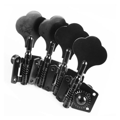 Strings Tuning Pegs Mechaniken Für Gitarre QN-62 Zwei Farbauswahl Gitarrensaiten Stimmwirbel Gitarrenmechaniken Melodien für die klassische Gitarre (Color : Black)