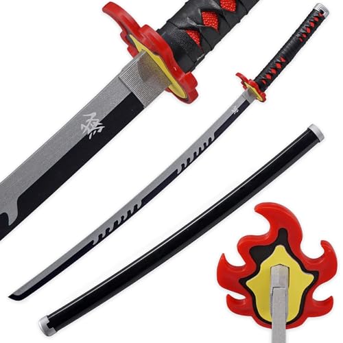 LQZJG Anime Bambus Schwert Cosplay Schwert,Kamado Tanjirou Vulcan Edition Schwert Katana 103cm/40 Zoll