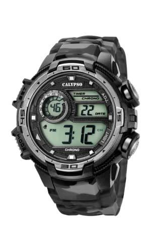 Calypso Herren Digital Quarz Uhr mit Plastik Armband K5723/3