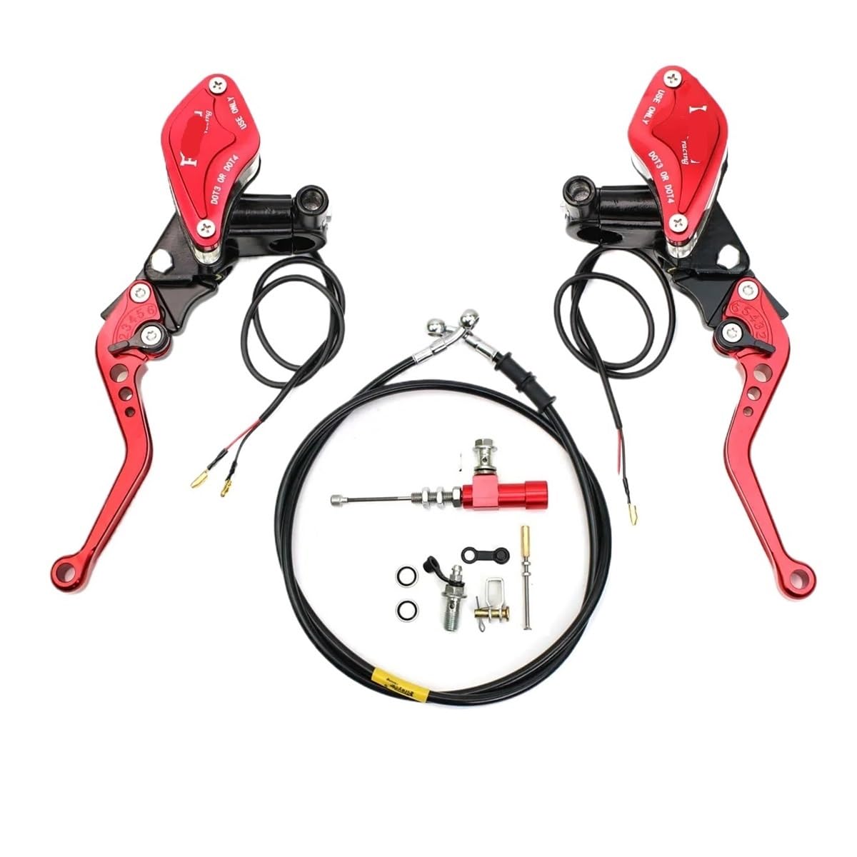 AXCAR Motorrad Hydraulische Kupplung Kit Bremse Master Zylinder Öl Schlauch Bremse Kit Für Y&amaha Dirt Bike Kupplung Bremshebel