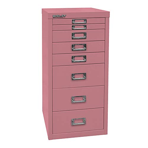 Bisley Schubladenschrank Basis A4 15 Schübe pink