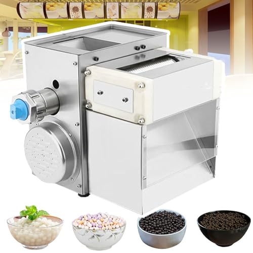 JMbpkduHs 4–12 Mm Kommerzieller Automatischer Tapiokaperlen-Hersteller – 400 W Maschine Zur Herstellung Von Milchteeperlen – 2–5 Kg/H – Für Wasserpillen,Honigpillen,Taro-Bällchen,Perlenpillen,5mm