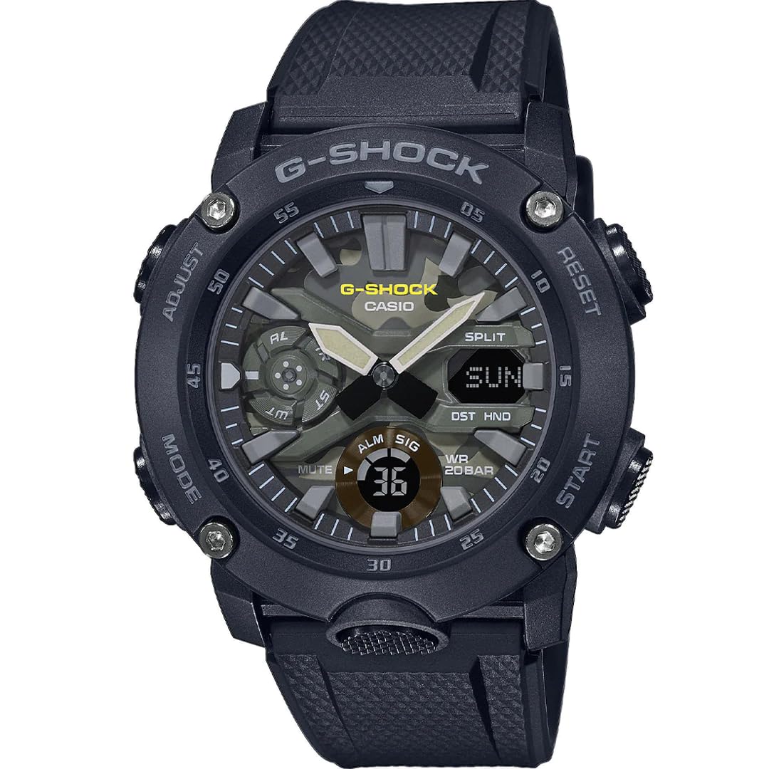 Casio G-Shock Classic Herren Armbanduhr Resin/Schwarz/Camouflage / 49 mm