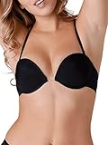 Wonderbra Damen Multiposition Bra Variabler Mit Vielen Verstellmöglichkeiten Push-up BH, Schwarz, 75B EU