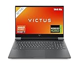 HP VICTUS Gaming Laptop, 16,1" FHD Display 144Hz, AMD Ryzen 7 8840H, 32 GB DDR5 RAM, 1 TB SSD, NVIDIA GeForce RTX 4060 (8GB), QWERTZ, Windows 11, Schwarz