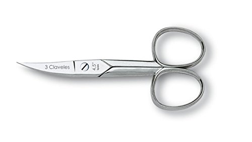 3 Claveles Nagelschere, vernickelt, 11,4 cm