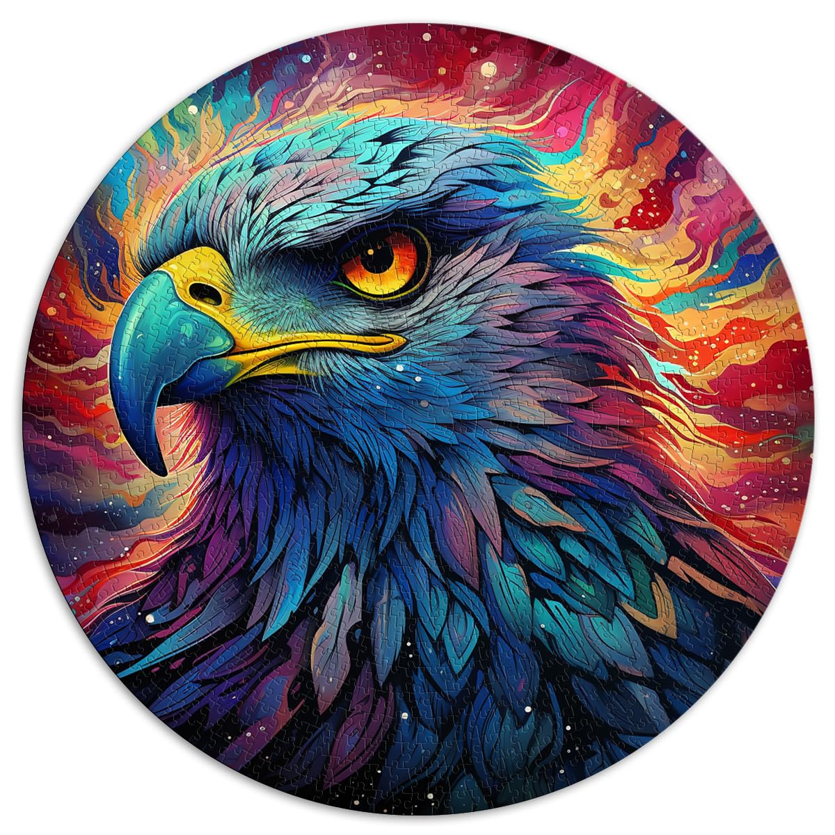 Puzzle für Adler, Puzzle für Erwachsene, 1000 Teile, 67,5 x 67,5 cm, Puzzle, Mitmach-Spiel, Familiendekoration, Urlaub zu Hause, Zeit totschlagen