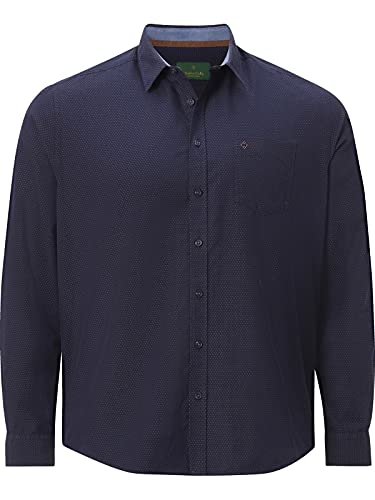 Charles Colby Herren Hemd Duke Rye blau 3XL (XXXL) - 47/48