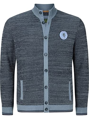 Charles Colby Herren Strickjacke Duke Odoi blau 3XL (XXXL) - 64/66