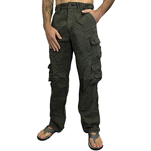 Jet Lag Hose Cargohose 007 Olive 5XL/34