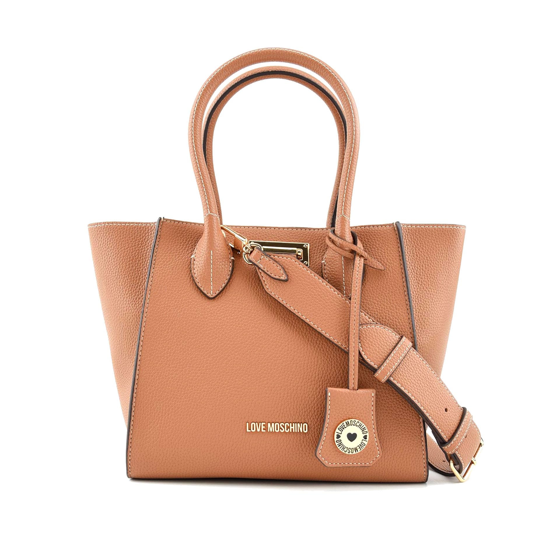 Love Moschino Damen Handtasche, Camel