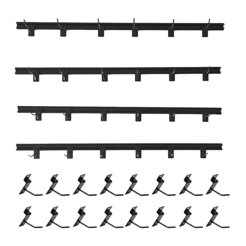 SZYDD Hakenleiste aus Aluminiumlegierung, für Küche, Badezimmer, Handtücher, Aufhänger, vielseitig, zum Aufhängen, Organizer für Kleidung