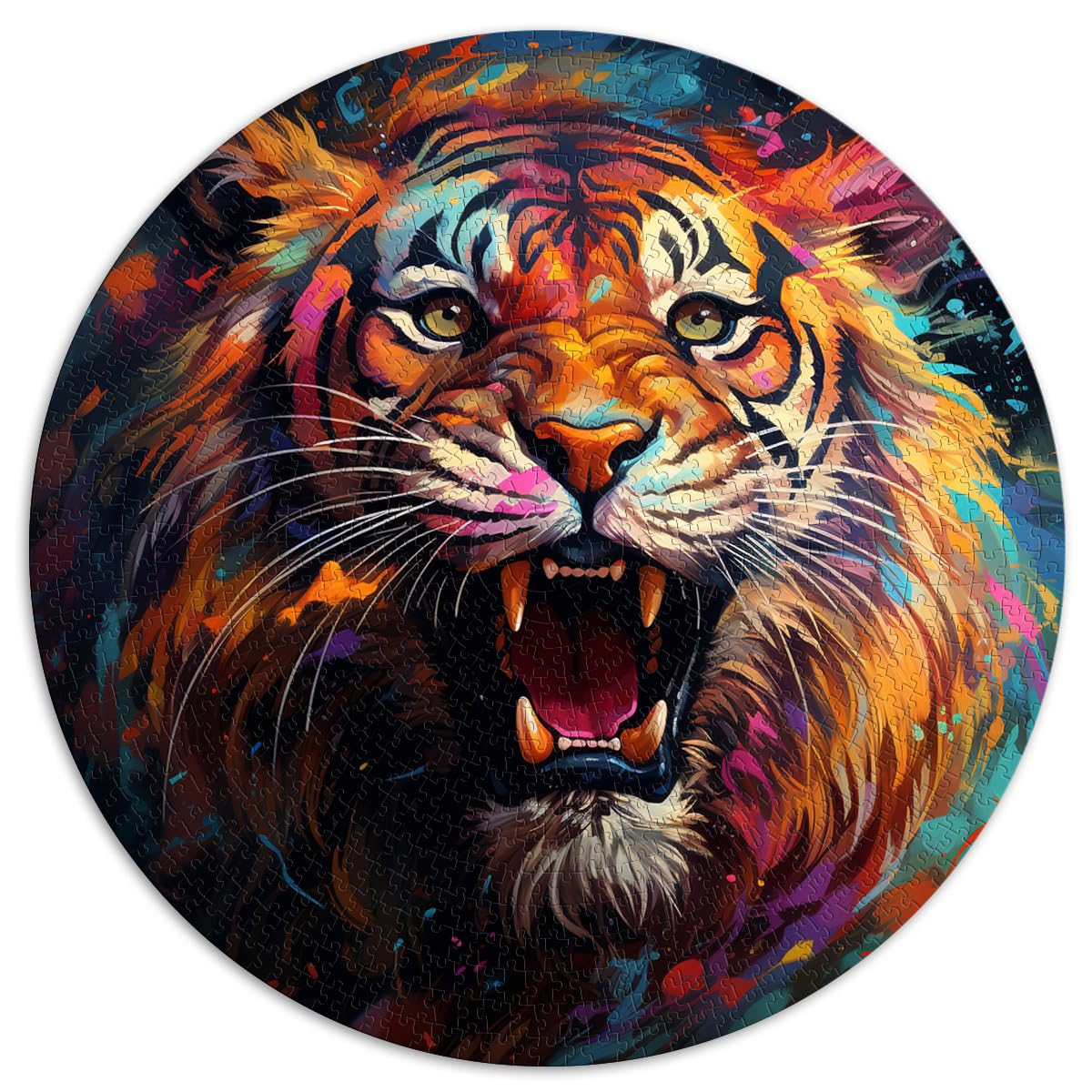 Puzzles Geschenke Spielzeug Tiger Puzzles 1000 Teile 67,5x67,5cm Puzzles Geschenke Spielzeug Puzzles Lernspiele Stressabbauende Puzzles