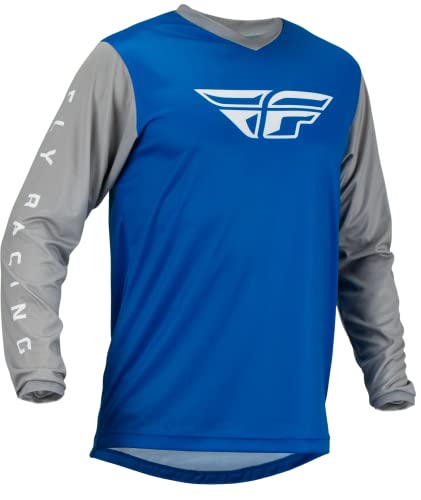 Fly Racing 2023 Erwachsene F-16 Trikot (Blau/Grau, XX-Large)