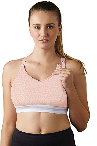 Bravado! Designs Damen Bravado Original Nursing Bra, 1015BA, SZ S BH, Pink Leopard-Full Cup, S