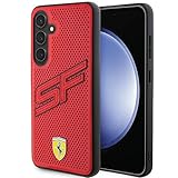 CG Mobile Ferrari FEHCS24MPINR Hülle Für S24+ S926 Rot hardcase Big SF Perforated